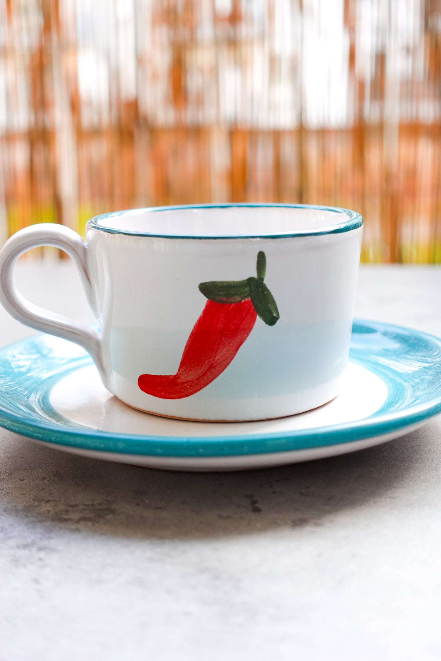 Cappuccino Set-TROPEA blue