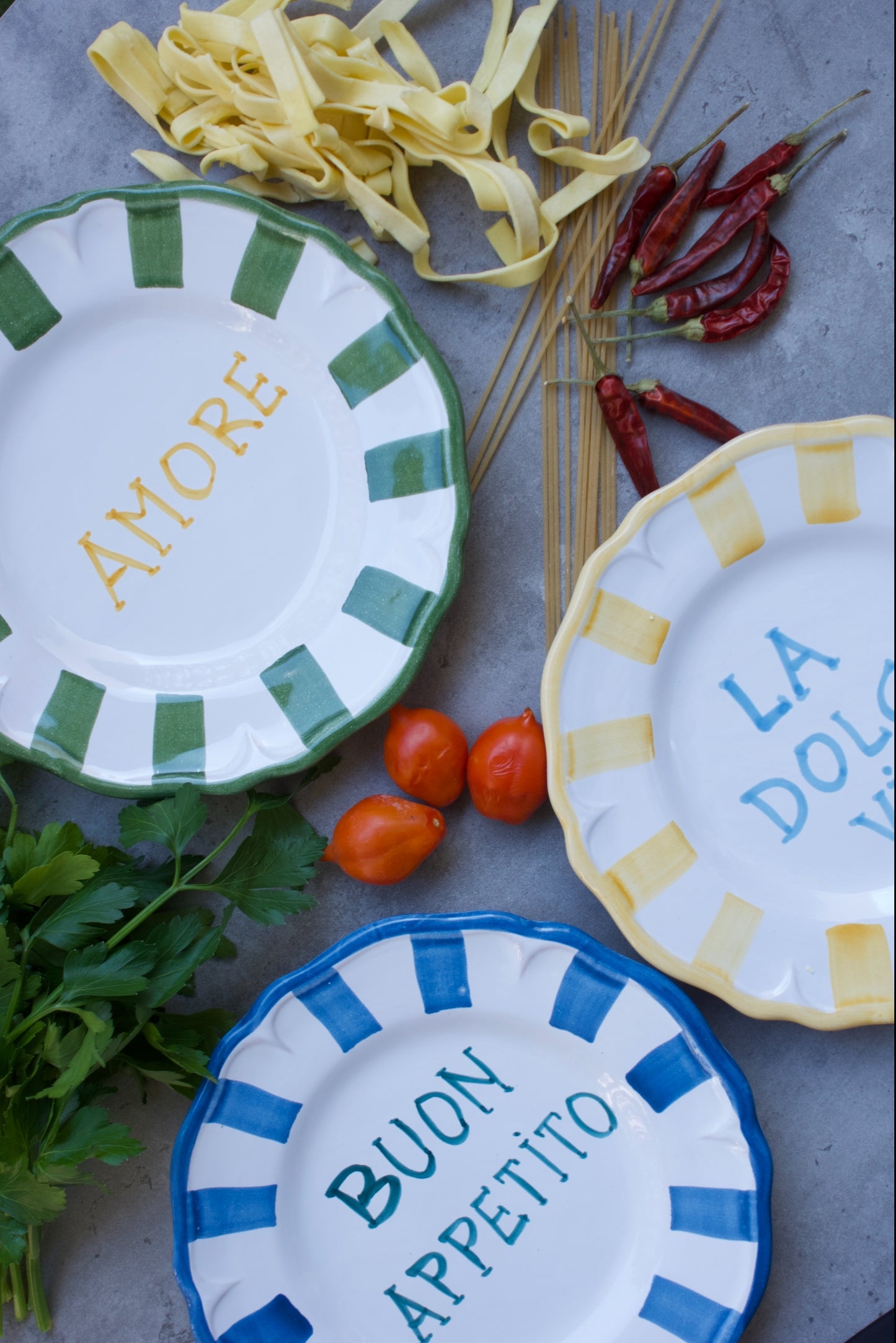 Dessert Plate with handwriting