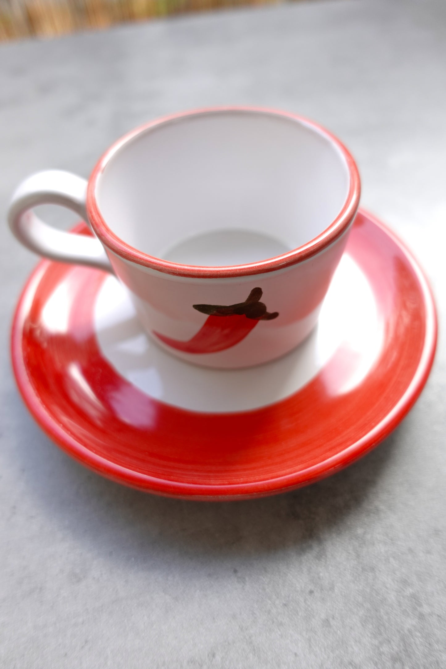 Cappuccino Set-TROPEA red
