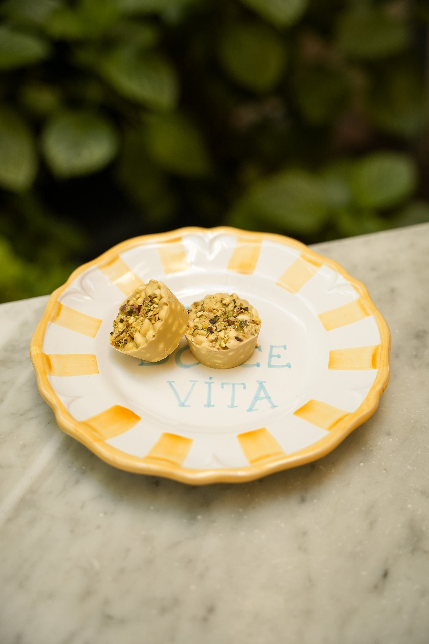 Dessert Plate with handwriting