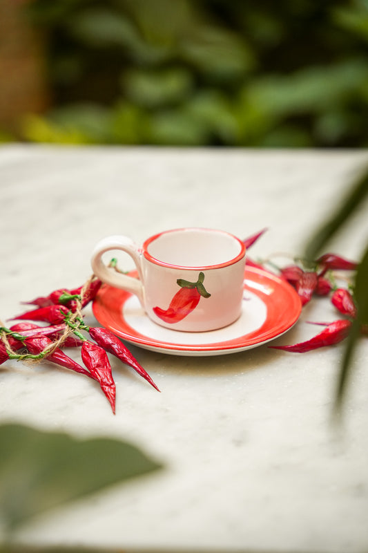 Espresso Set-red- TROPEA