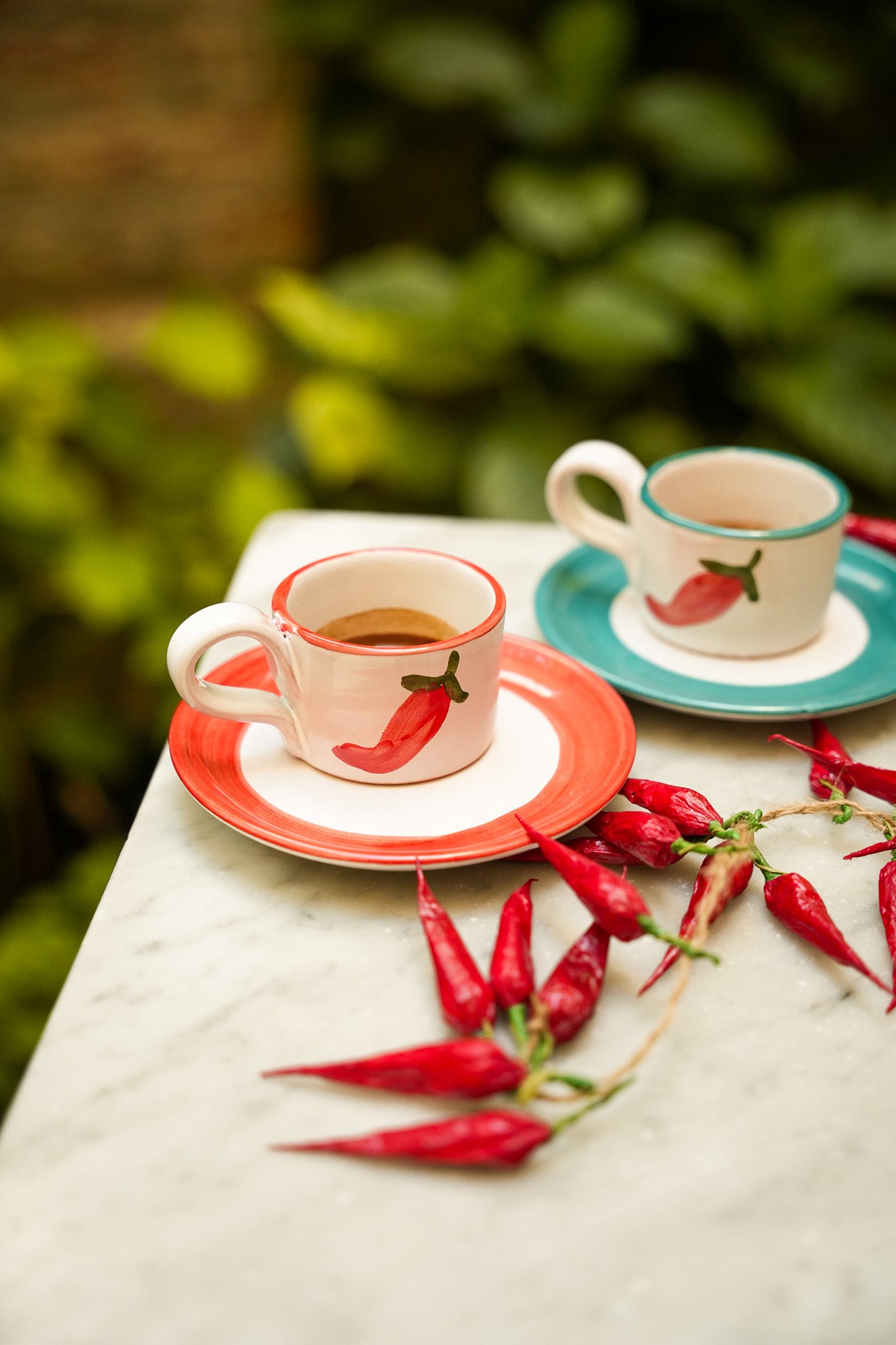 Espresso Set-red- TROPEA