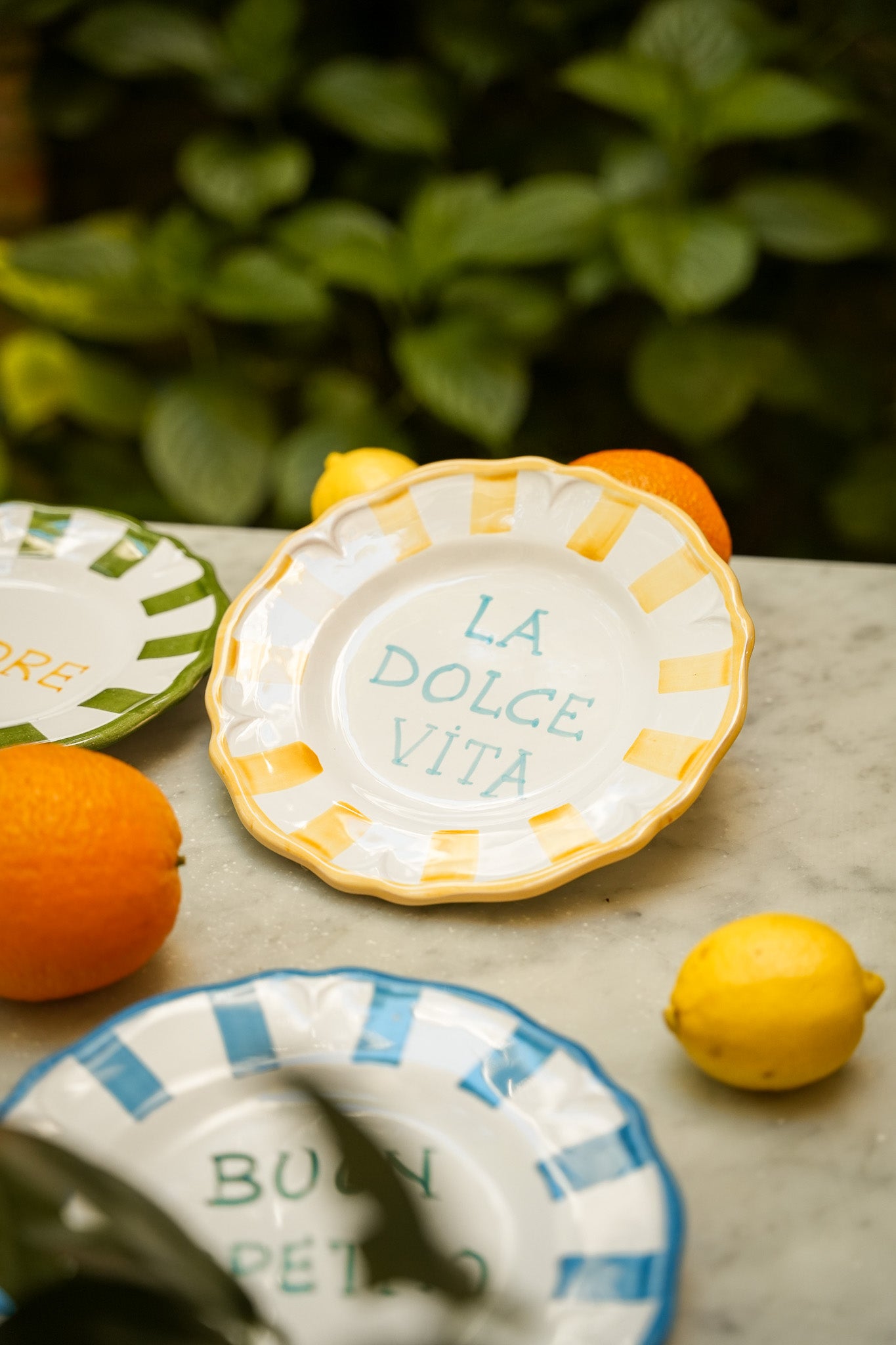 Dessert Plate with handwriting