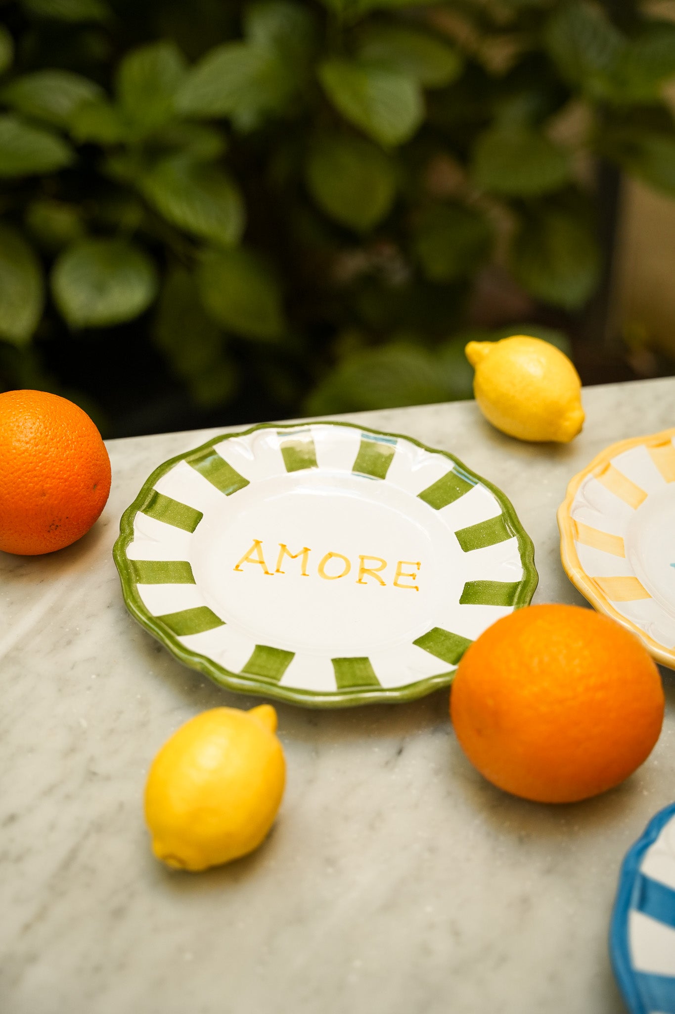 Dessert Plate with handwriting