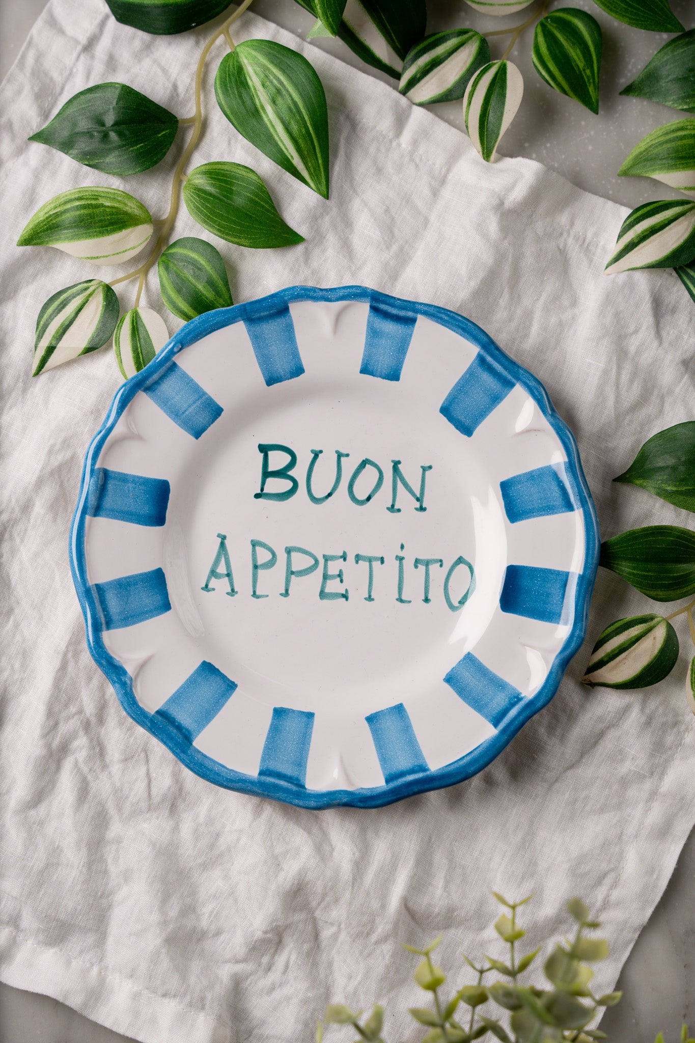 Dessert Plate with handwriting
